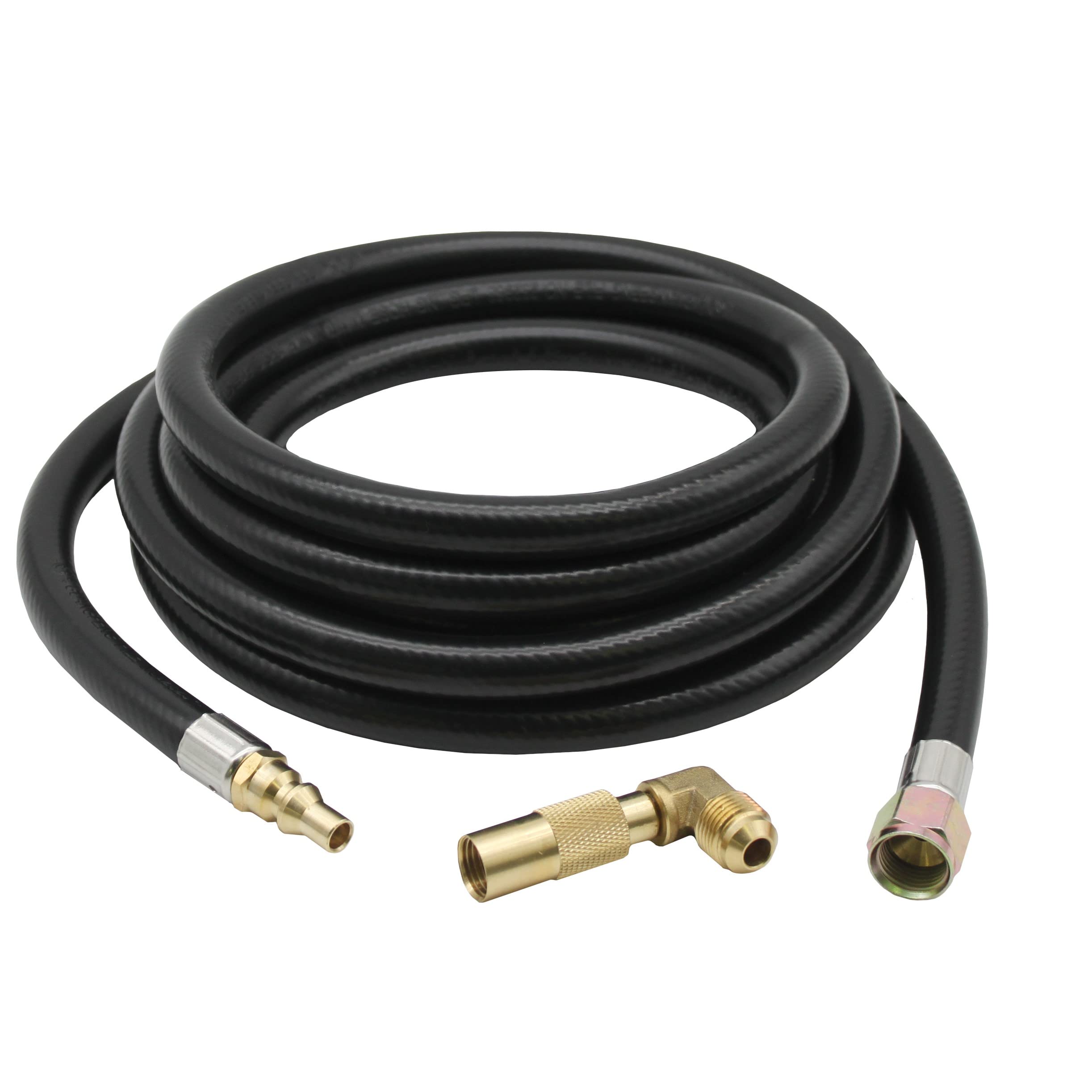 12ft Flame King Propane RV Quick Connect Hose Adapter for 17" or 22" BlackStone or Griddle