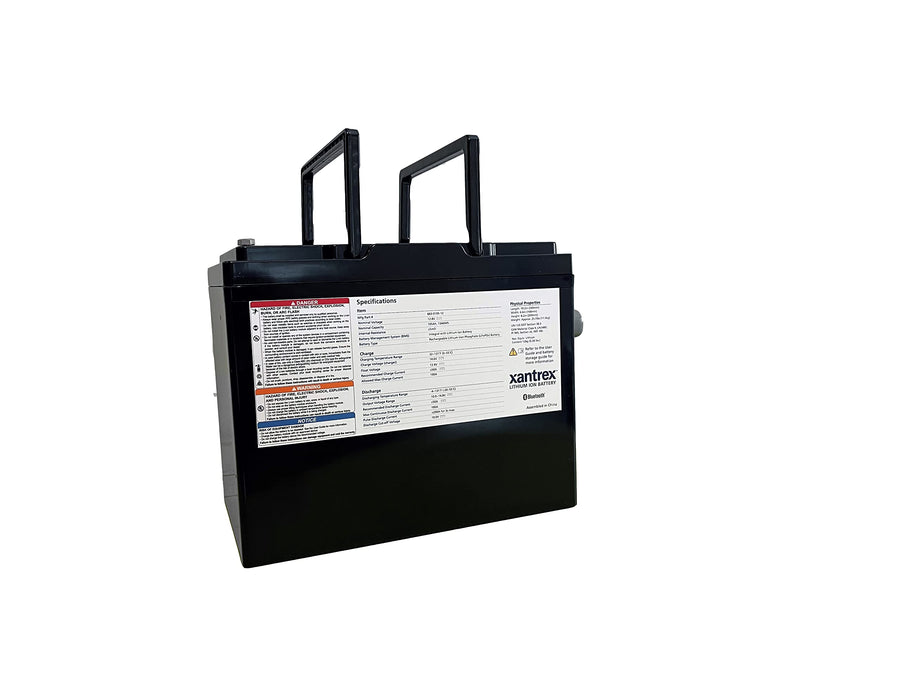 Xantrex LiFePO4 Lithium Battery (Group 27) - 105Ah 12v - Built in BMS, 6000 Deep Cycle Rechargeable Battery - Perfect for RV/Camper, Marine, Van, Solar and Off Grid Uses.
