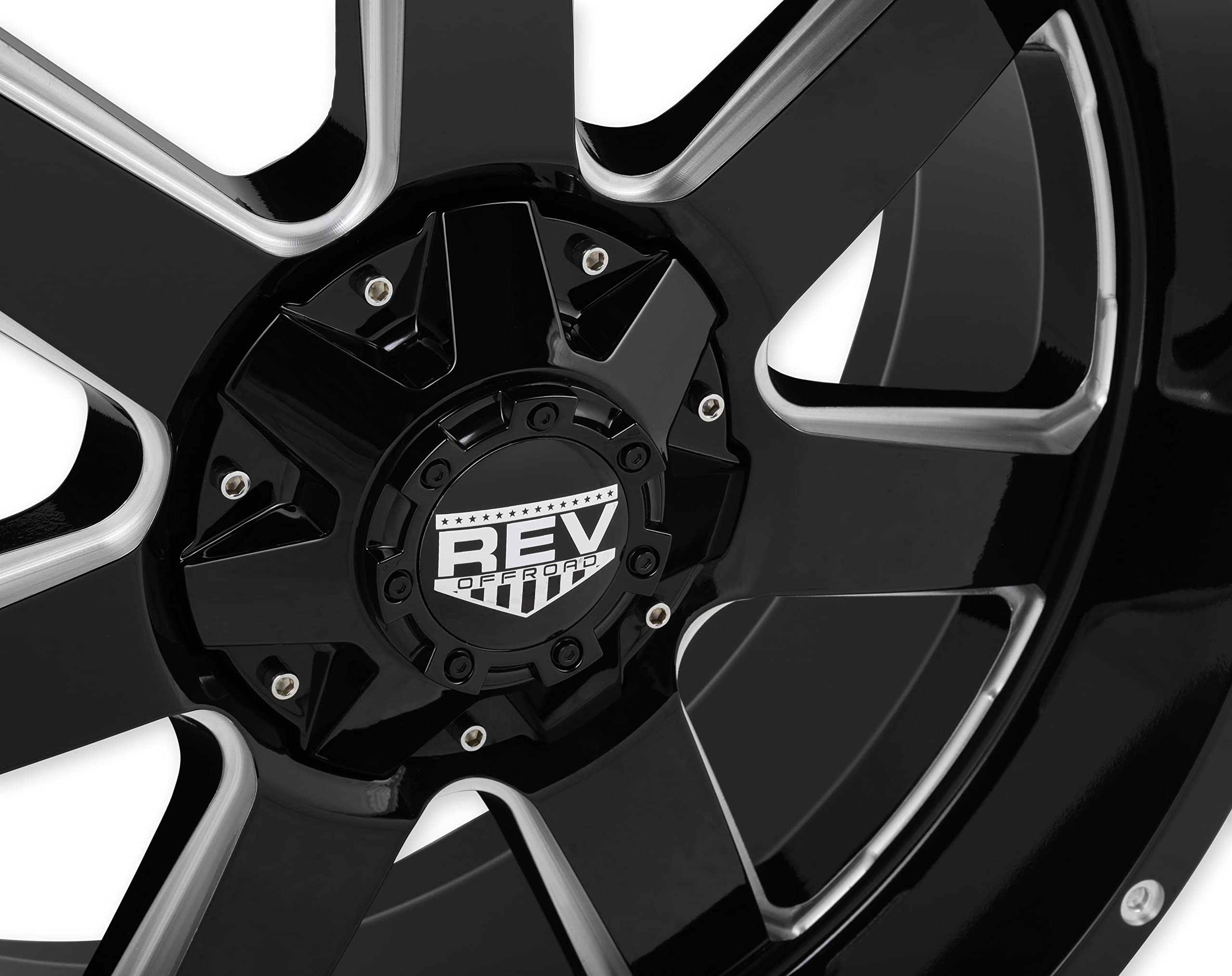 885 Series REV Wheels 885M-7908300 - 17x9-5.00 bs - 6x5.5/6x135 -Black/Machine Lip