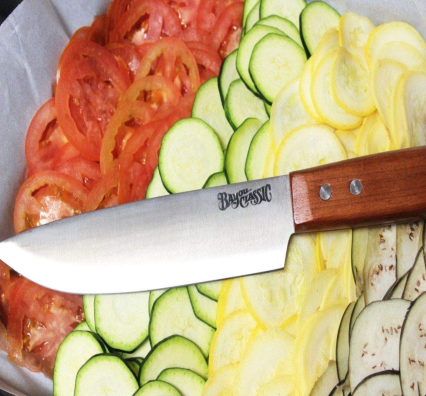 Bayou Classic Knife & Fork Set Includes 13.5-in Fork & 12.75-in Chefs Slicing Knife Perfect For Any Chef