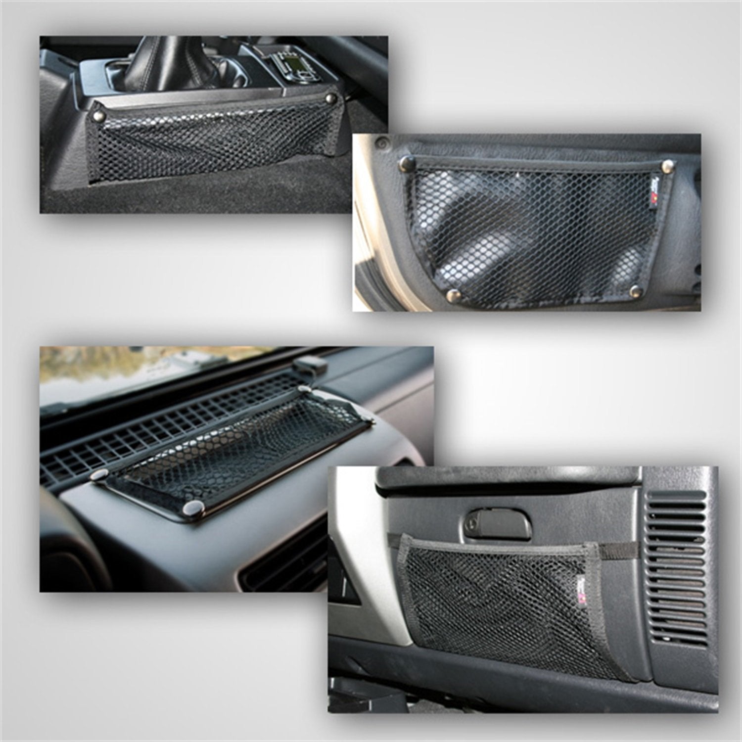 Rugged Ridge Roll Bar Storage Kit 12496.16, Interior; 07-10 Jeep Wrangler JK