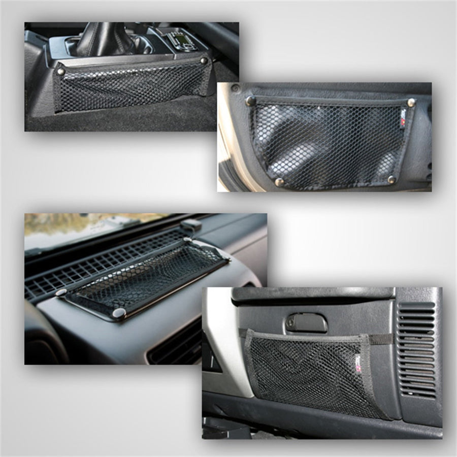Rugged Ridge Roll Bar Storage Kit 12496.16, Interior; 07-10 Jeep Wrangler JK