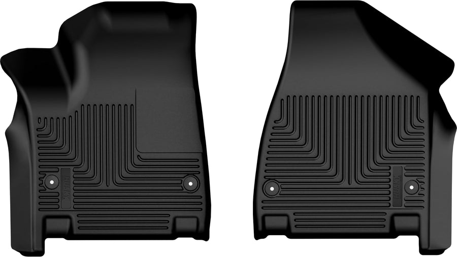 Husky Liners X-act Contour Floor Mats | 2021-2025 Chrysler Pacifica, Limited Fits; 2020-2021 Chrysler Pacifica, Hybrid Touring | Front Row, 2-pc Black - 50451