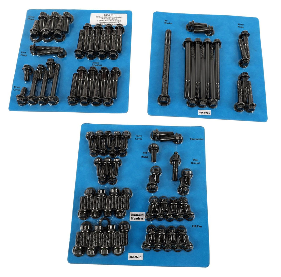 12-Point ARP Complete Engine Fastener Kit for Big Block Ford 555-9701