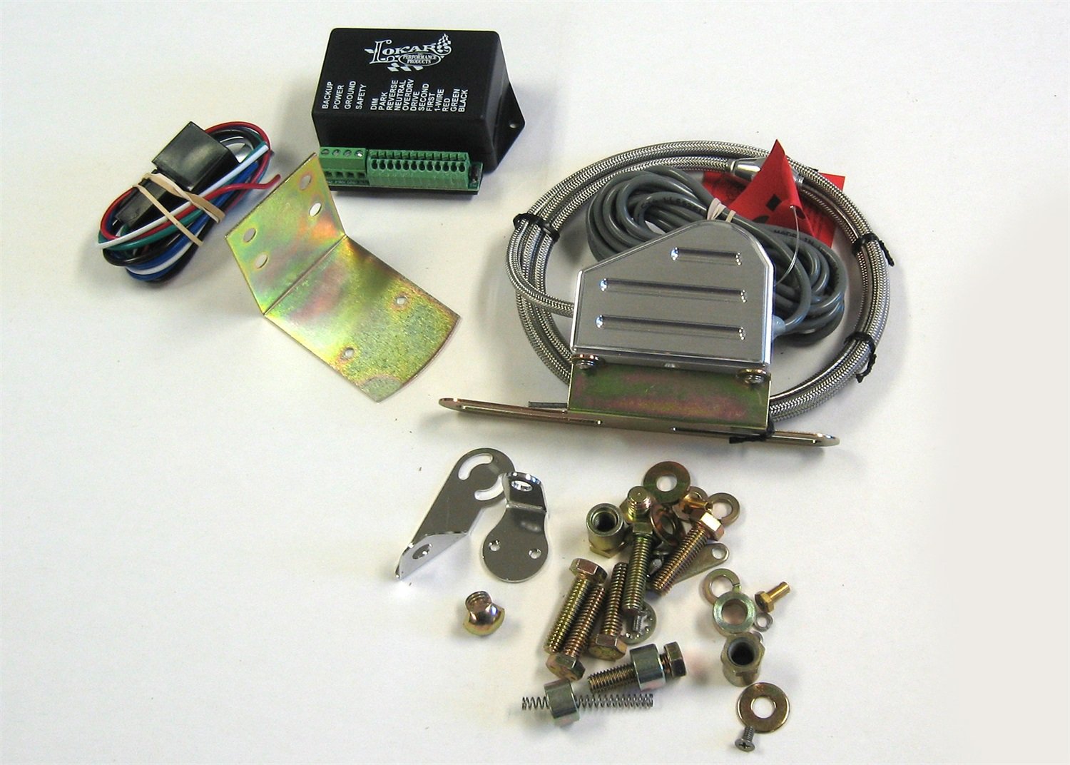 Black Finish Lokar XCINB-1789 Cable Operated Boot Sensor Kit with Horizontal LED Boot Indicator