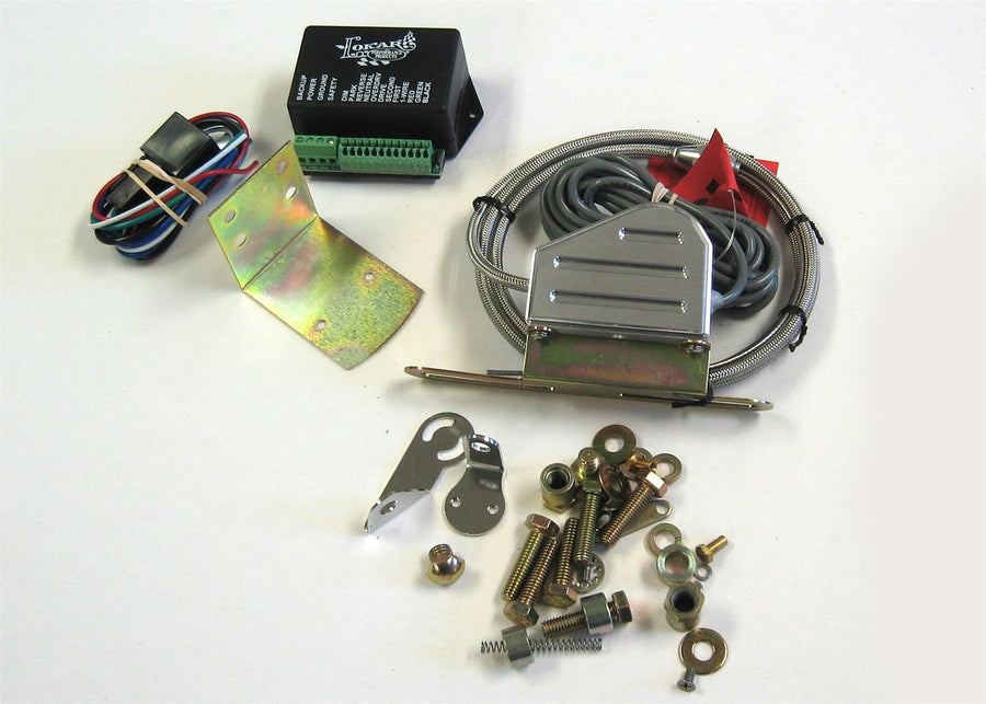 Black Finish Lokar XCINB-1789 Cable Operated Boot Sensor Kit with Horizontal LED Boot Indicator