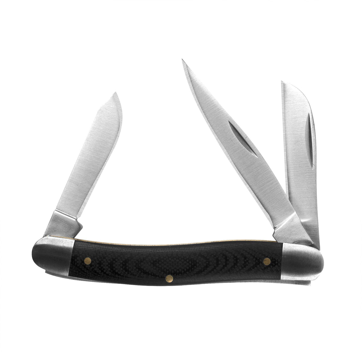 Brandywine Kershaw Slip Joint Knife Black G-10 (2.6" Satin) 4382