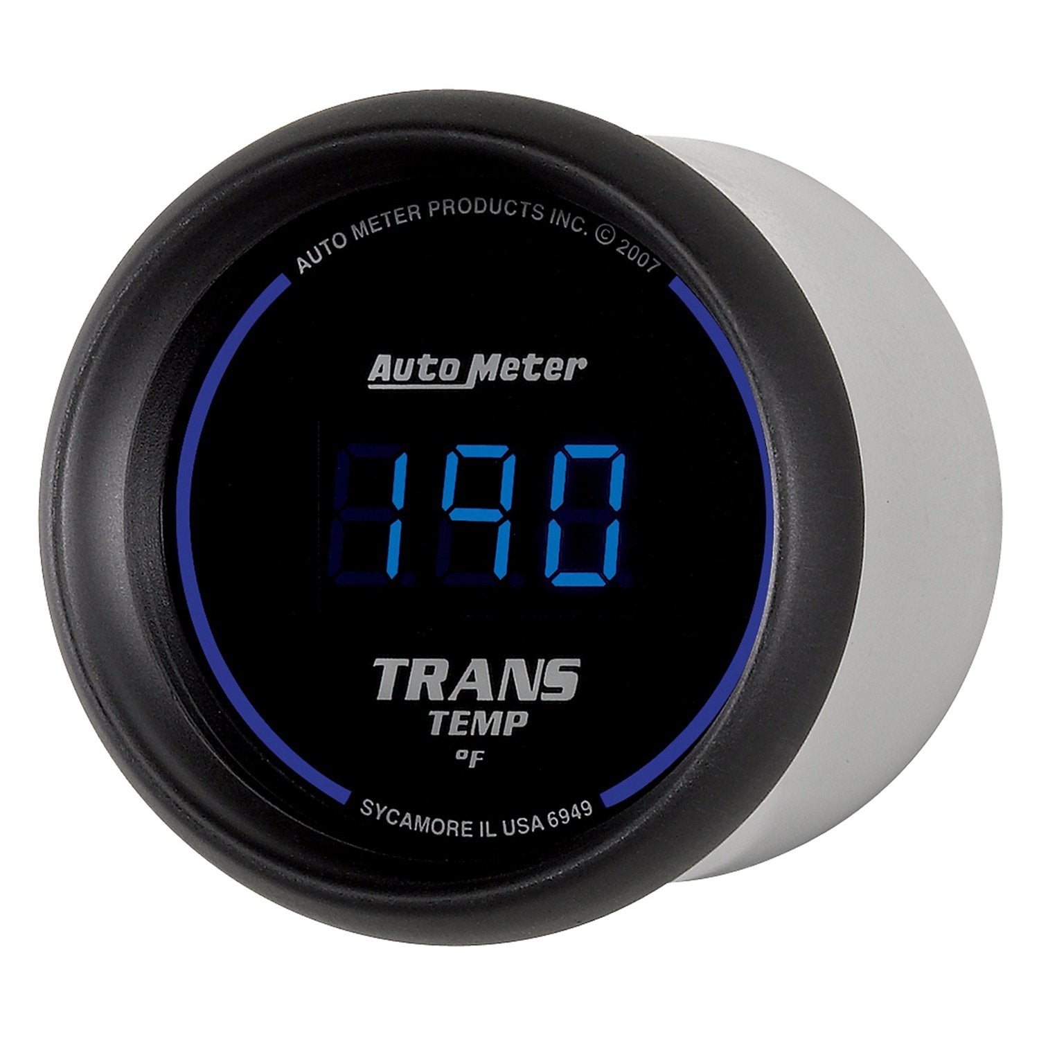 Cobalt Auto Meter 6949 Digital Transmission Temperature Gauge, 2 1/16"