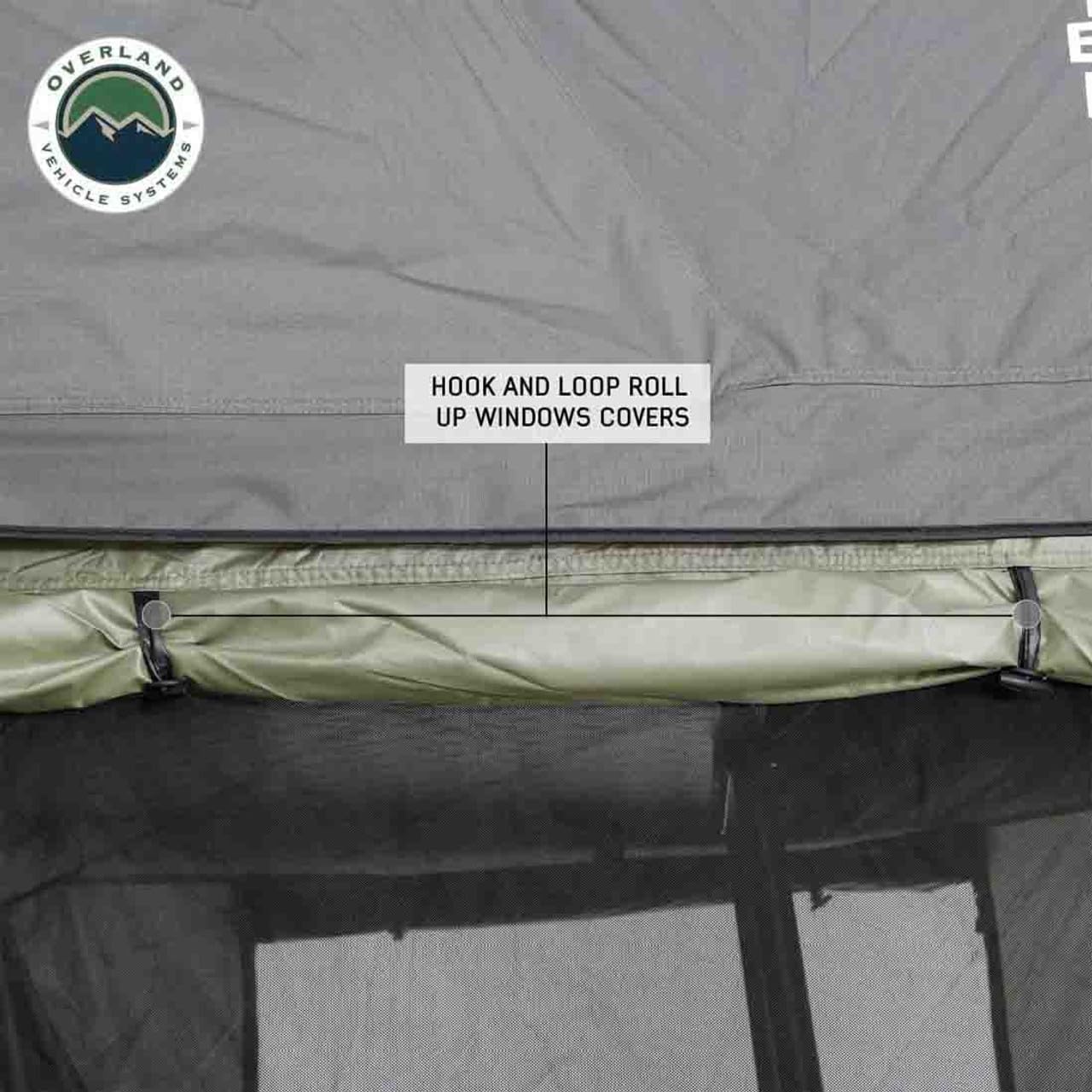 Nomadic N2E - Annex Room with Floor, Green Body & Green Trim Overland Vehicle Systems 18529936