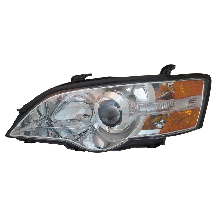 Left TYC Headlight Assembly Compatible with 2006-2007 Subaru Legacy