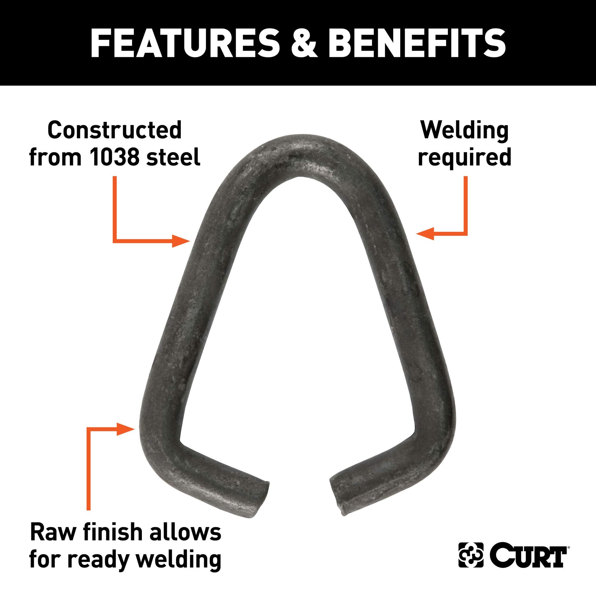 9/0 CURT Raw Steel Joining Link