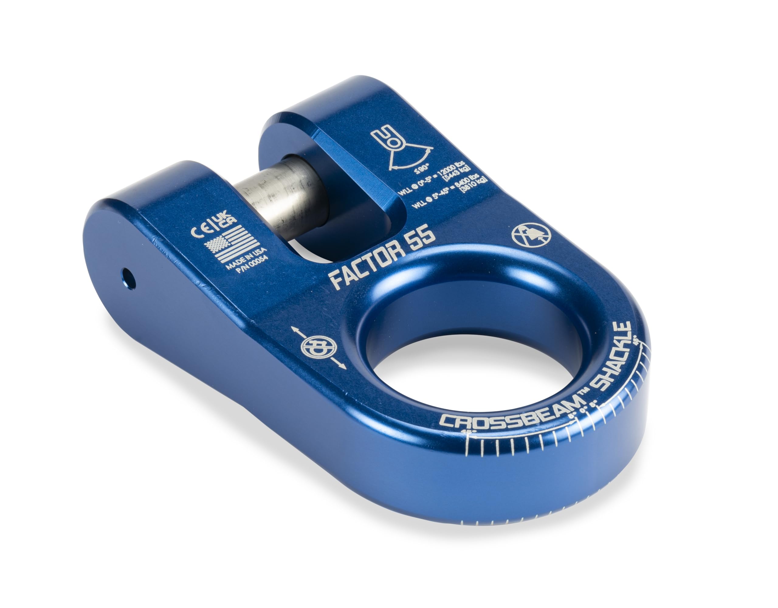 CROSSBEAM SHACKLE BLUE - Factor 55-00054-02