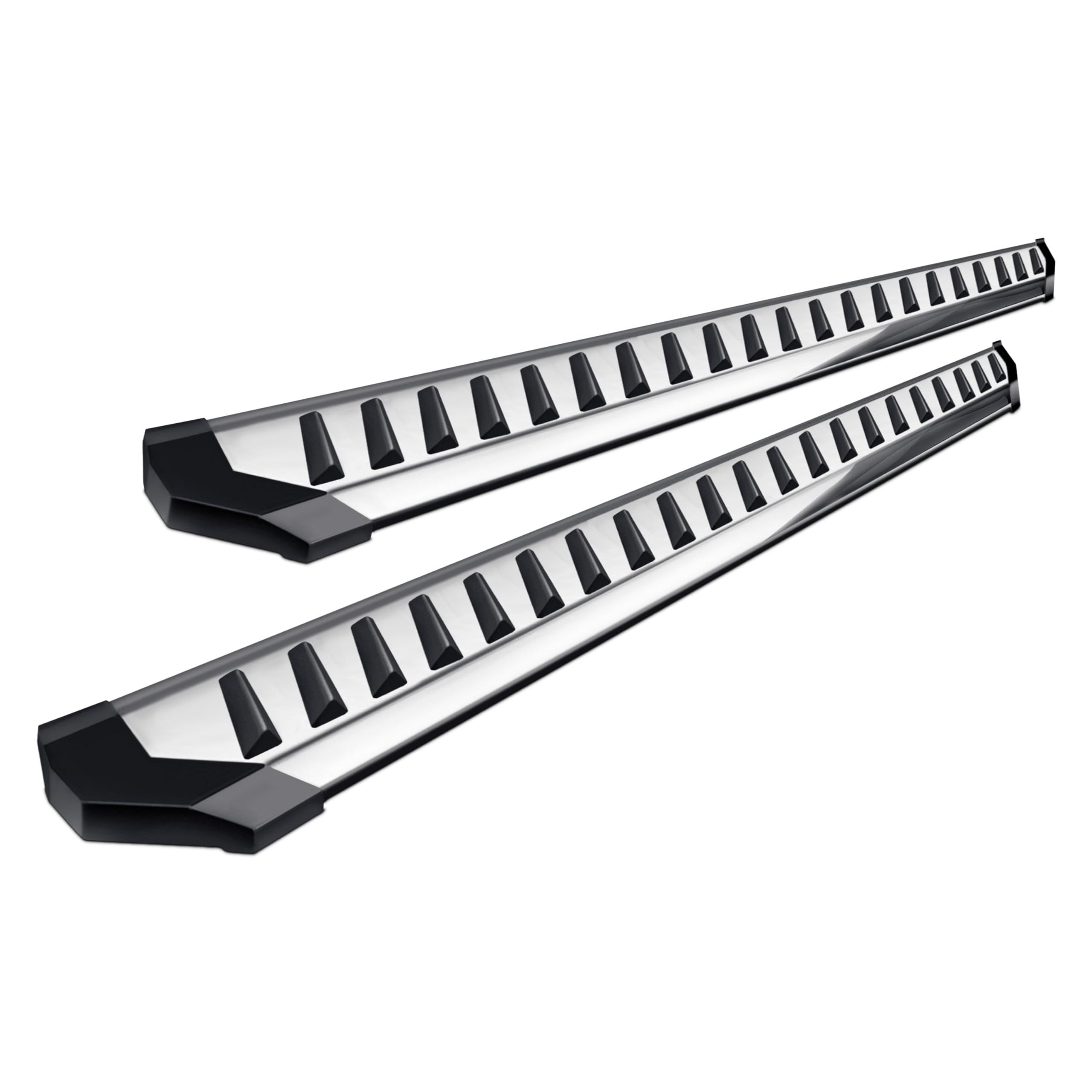 6" Romik RZR Series Polished Running Boards