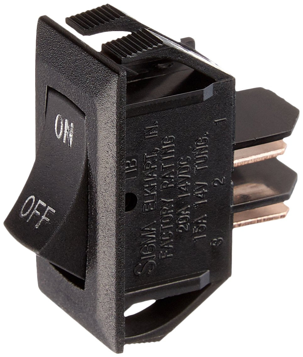 VALTERRA B118U315SC Diamond Group Black 12V On/Off Switch
