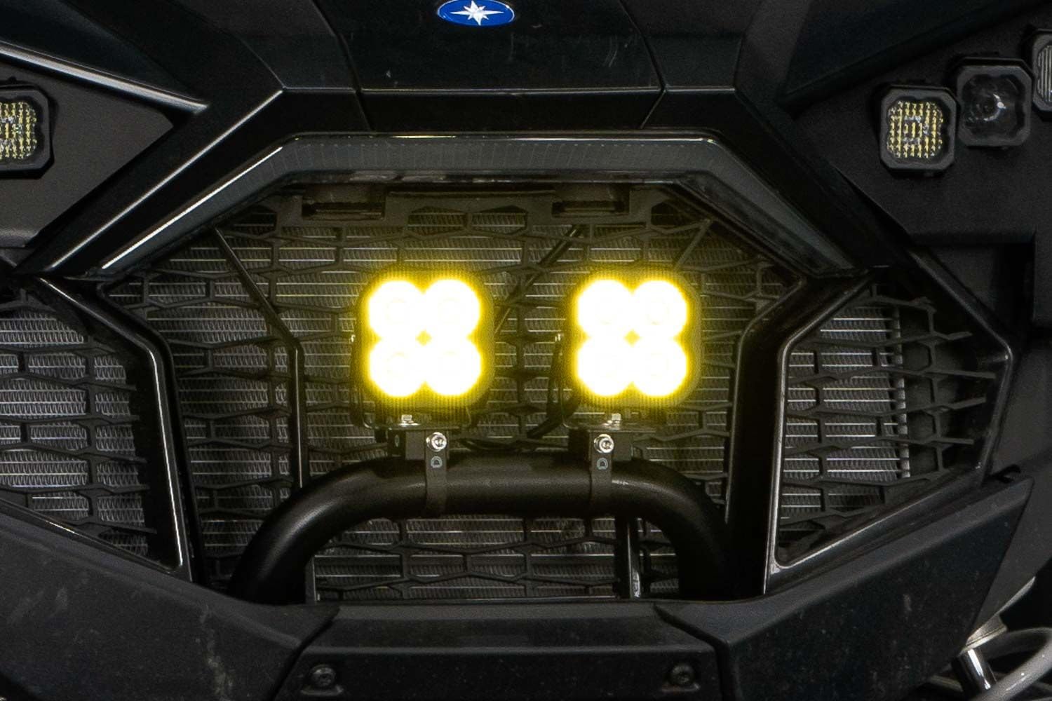 SS3 LED Bumper Diode Dynamics 1.25 Inch Roll Bar Kit, Max Yellow SAE Fog (Pair)