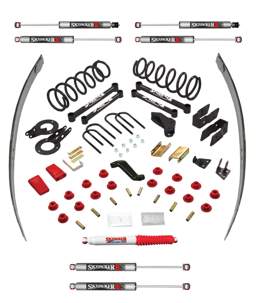 Suspension Lift Kit Skyjacker D4529K-M w/Shock M95 Performance Shocks 5 in. Lift Class II All 4 Shocks