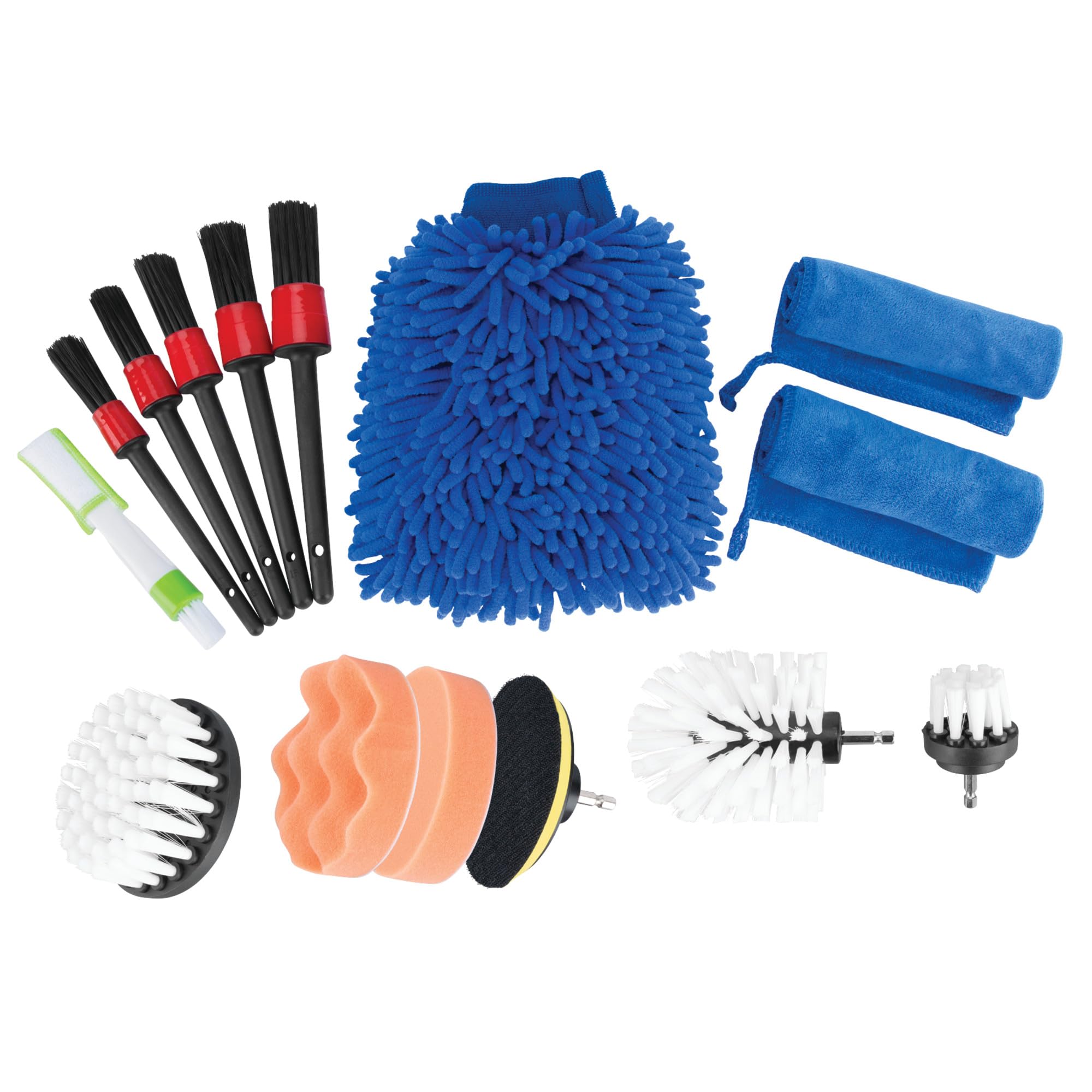 Ultimate Car Wash Kit Performance Tool W4992 (16 Pieces) - The Complete Solution for a Sparkling Clean Car