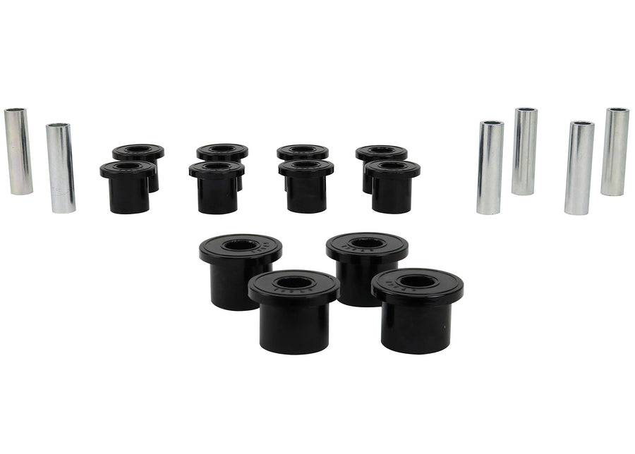 Whiteline Front Leaf Spring and Shackle Bushing Kit W73820 Compatible with 87-95 Wrangler