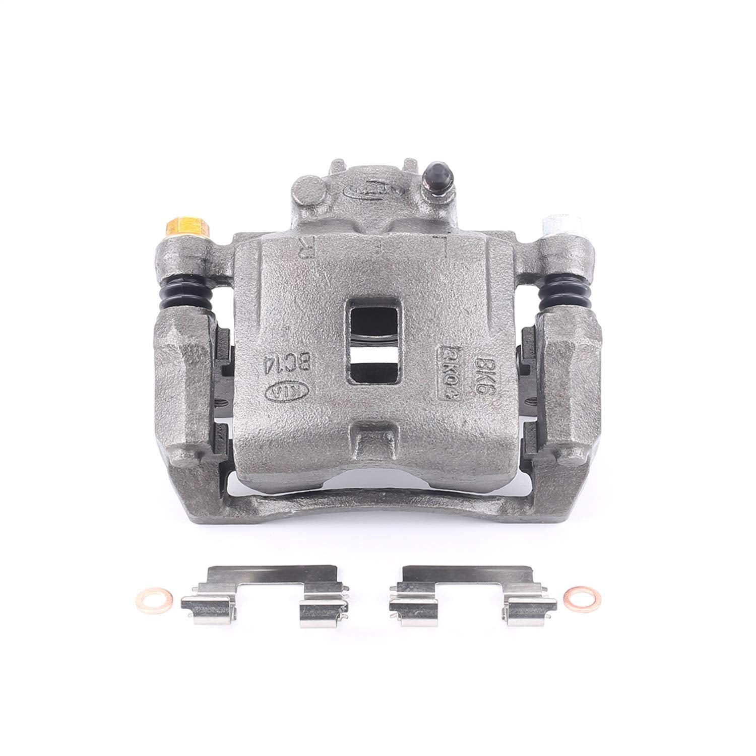 Front Left Power Stop L2918 One Stock Replacement Brake Caliper For Kia Rio 2003-2005 [Model Specific]