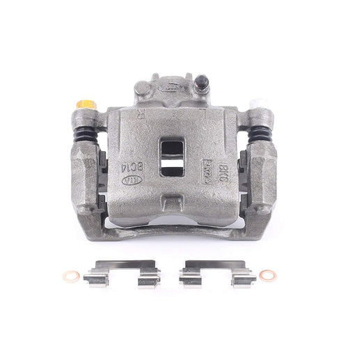 Front Left Power Stop L2918 One Stock Replacement Brake Caliper For Kia Rio 2003-2005 [Model Specific]