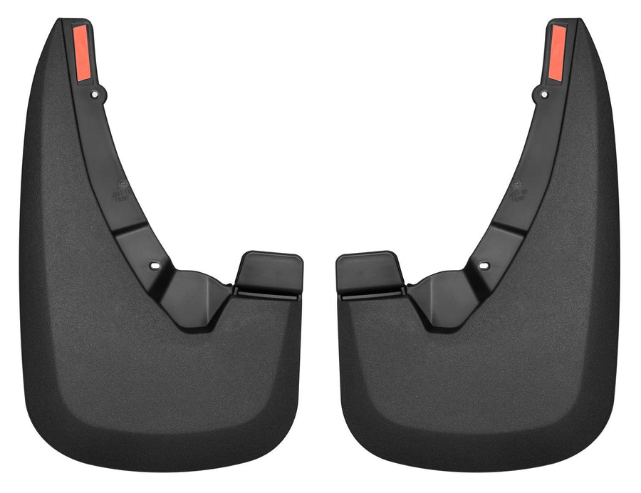 Husky Liners Mud Guards Custom | Fits 2009-2024 Dodge Ram 1500 (19-24 Classic Body) 2010-2018 Dodge Ram 2500/3500, w/Out OEM Fender Flares | Front Set, 2-pc Black - 58171