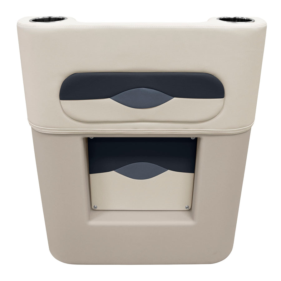 Wise Premier Series BM1158-986 Pontoon Helm Steering Console, Platinum/Spectra Navy/Cobalt