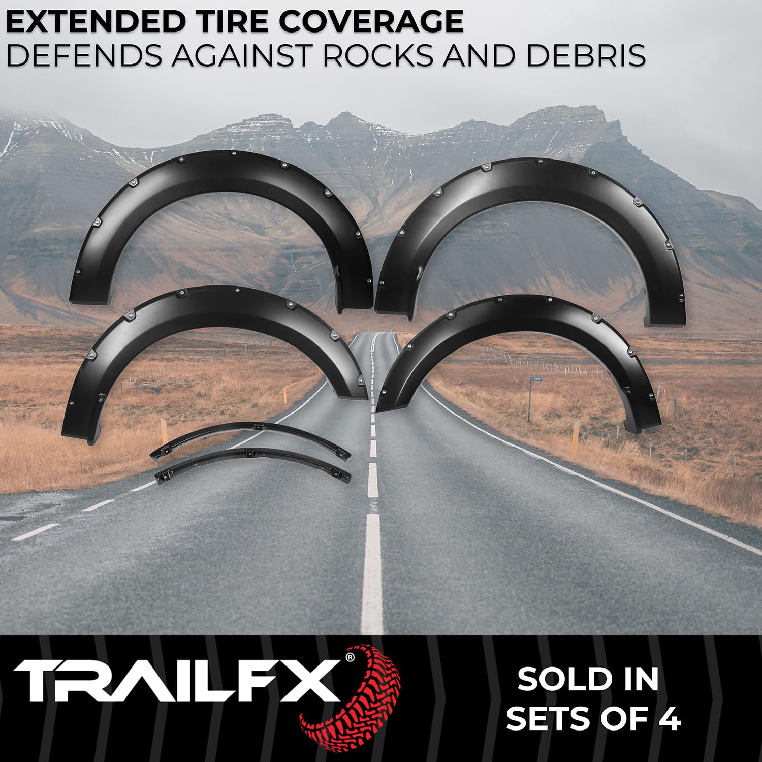Pocket Style Trailfx Flare Smooth Set Of 4