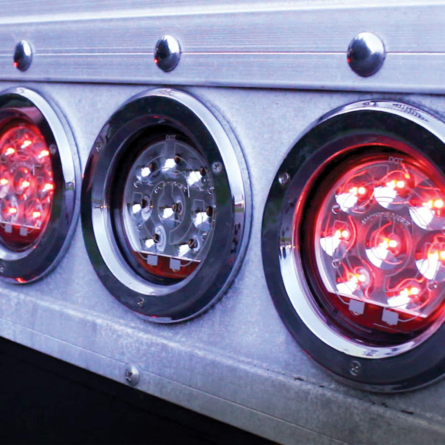 4" Dot Led Heated Reverse Light J.W. SPEAKER 234 HTD,12/24V