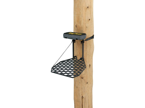 Big Foot™ Lite Foot™ Lever-Action Hang-On Treestand, Rivers Edge® Lightweight Cast Aluminum, Flip-Up Padded Seat, 21” x 28” Platform, Only 15 lbs., RE557