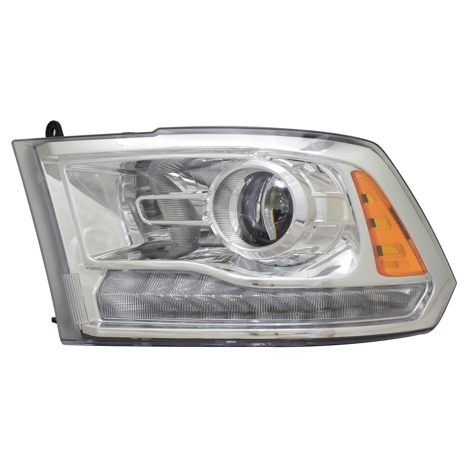 Left TYC Headlight Assembly Compatible with 2016-2018 Dodge Ram Pickup