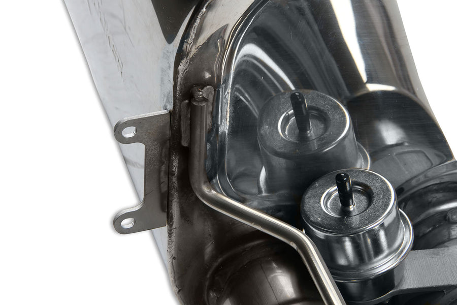 Hooker 70401329-RHKR Blackheart Axle-Back Exhaust with Dual Mode NPP Mufflers