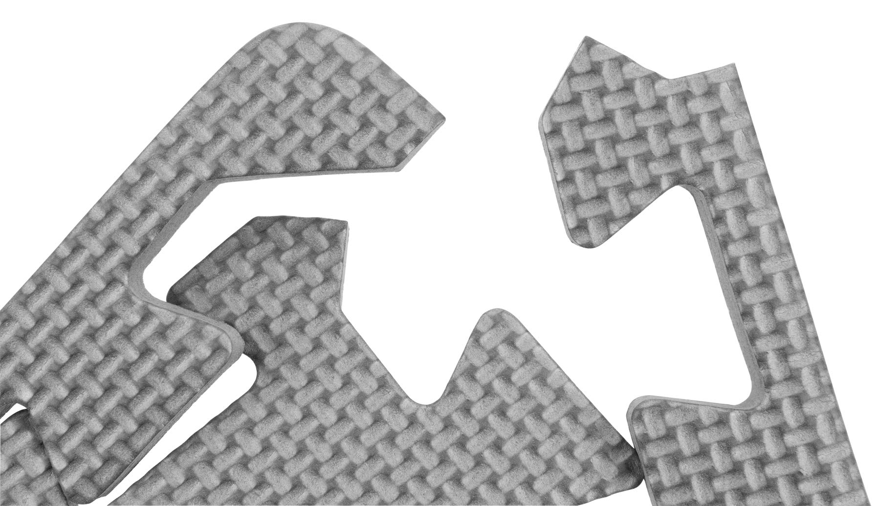 12-Inch X 12-Inch Performance Tool W88988 Protective Diamond Shape Anti-Fatigue Interlocking Floor Mat (12 Square Feet), Grey