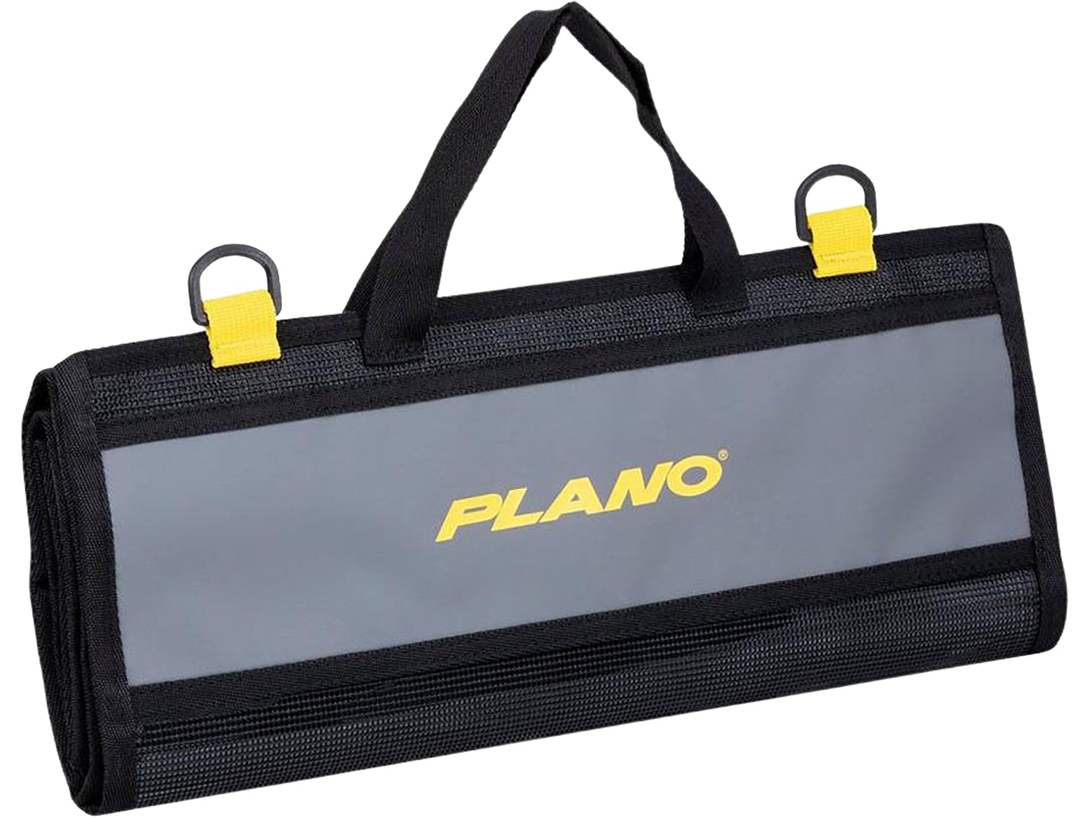 Plano Lure Wrap Z-Series, Gray and Black with Clear Compartments, Waterproof Pack-and-Roll Storage for Fishing Lures, Bait, & Terminal Tackle, MOLLE Attachments