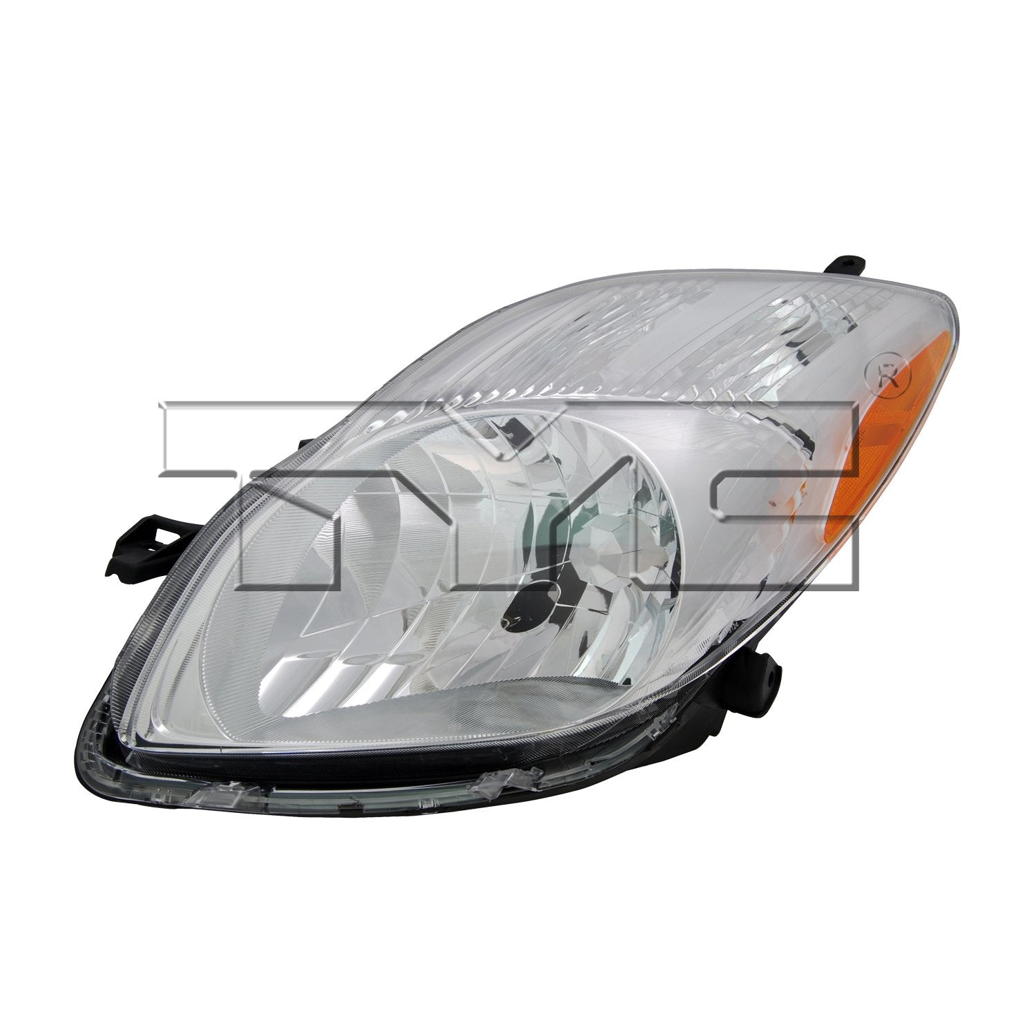 Left TYC Headlight Assembly Compatible with 2009-2011 Toyota Yaris