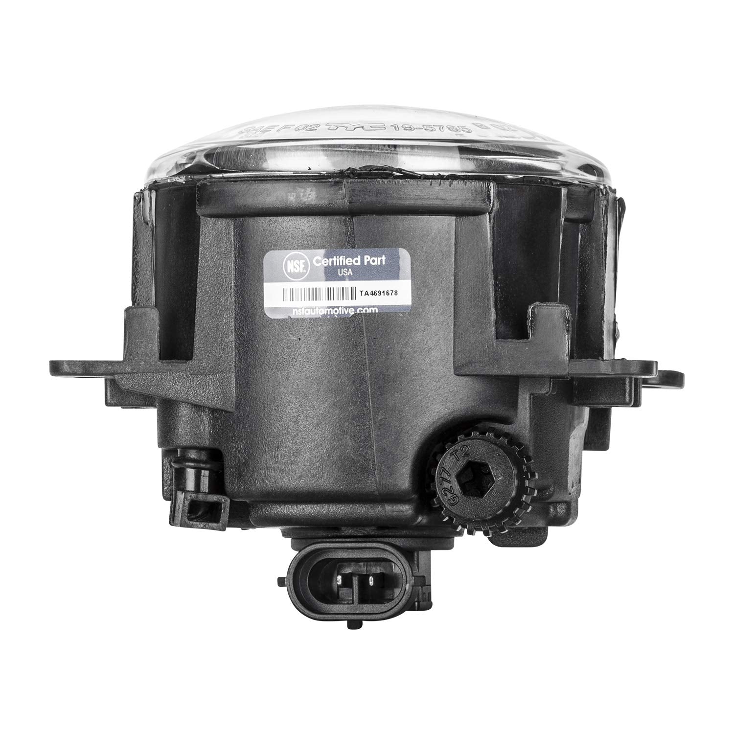 Left TYC Fog Light Assembly Compatible with 2007-2012 Nissan Sentra