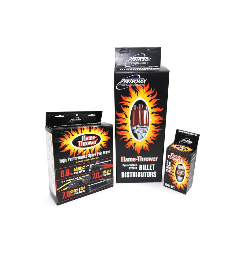 Bundle012 Pertronix Ignition Kit (Includes Ford 351WPlay Distributor with Black Male Cap), 1 Pack