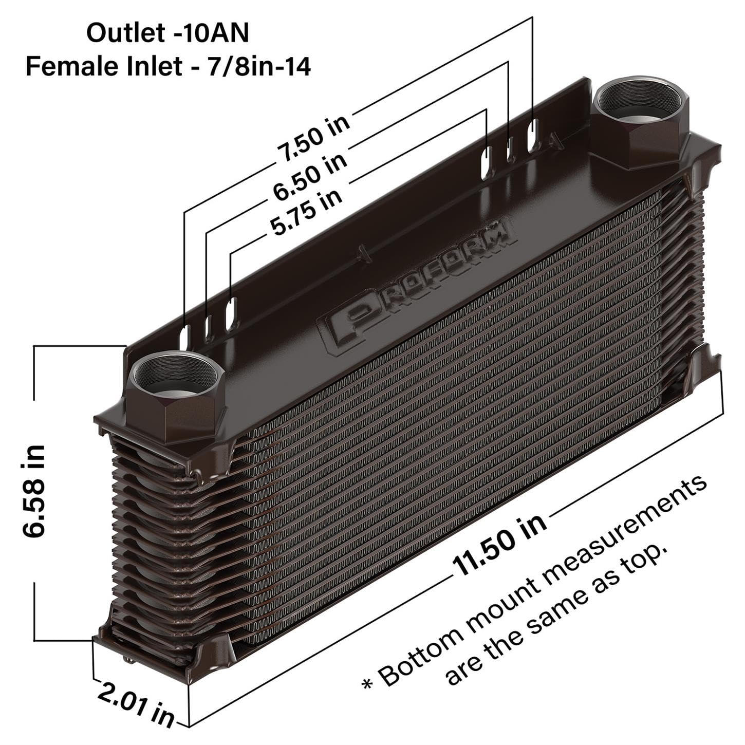 69570-16 - Proform - Universal Oil Cooler 16 Row