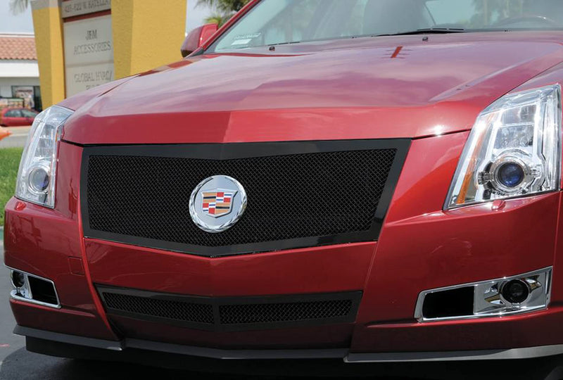Upper Class T-Rex 51197 Formed Mesh Black Powder Coat Steel Grille with Recessed Logo Area