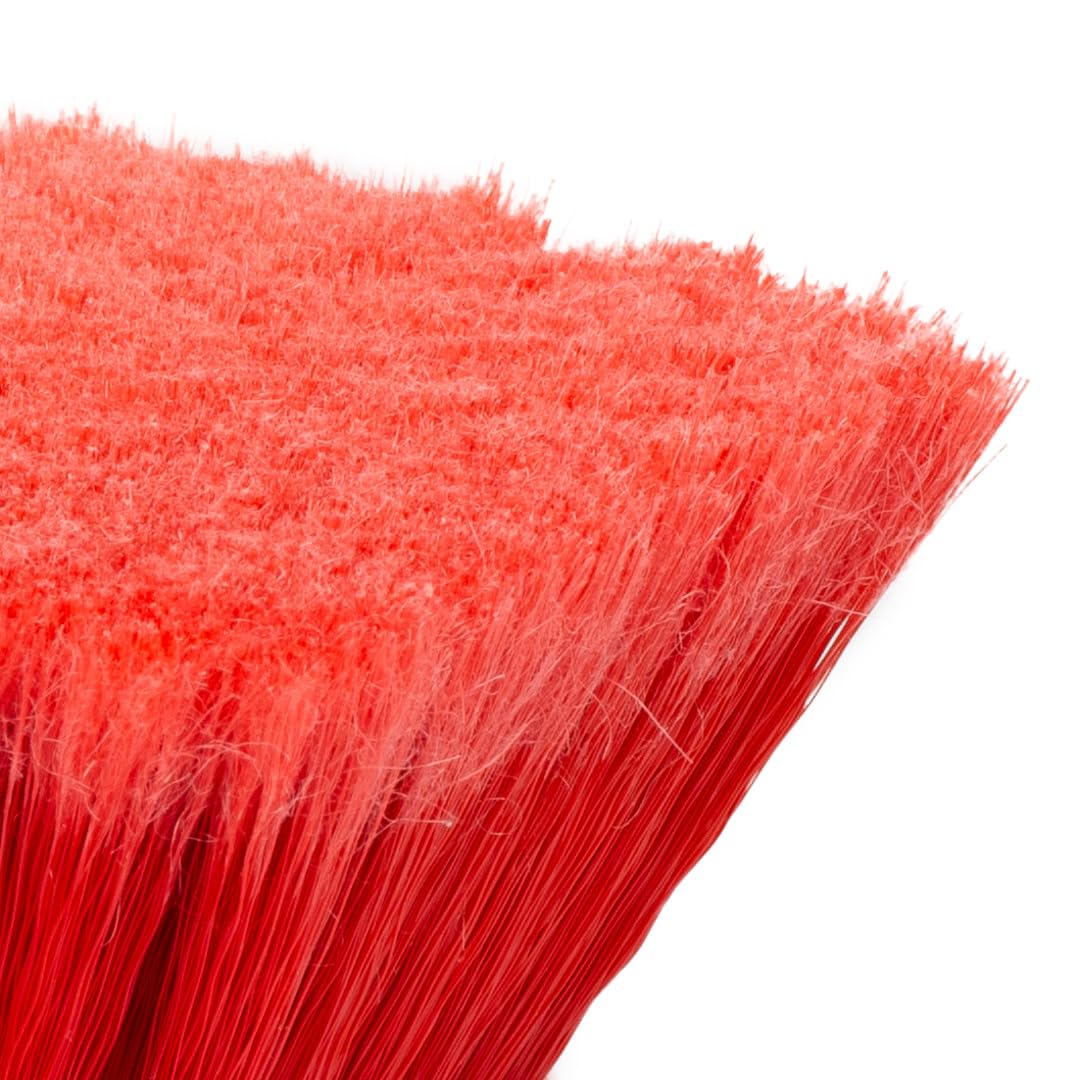 Maxshine Professional Universal Red Exterior & Wheel Cleaning Brush | Durable Detailing Brush for Cars, Trucks, SUVs, RVs & Motorcycles | Safe for Cleaning Wheels, Rims, Tires & Engine Bays
