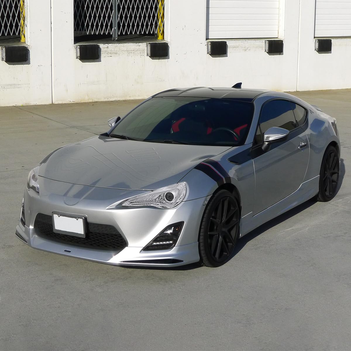 Spec-D Tuning Chrome LED Projector Headlights Compatible with 2013-2016 Scion FR-S with Factory Halogen Headlight