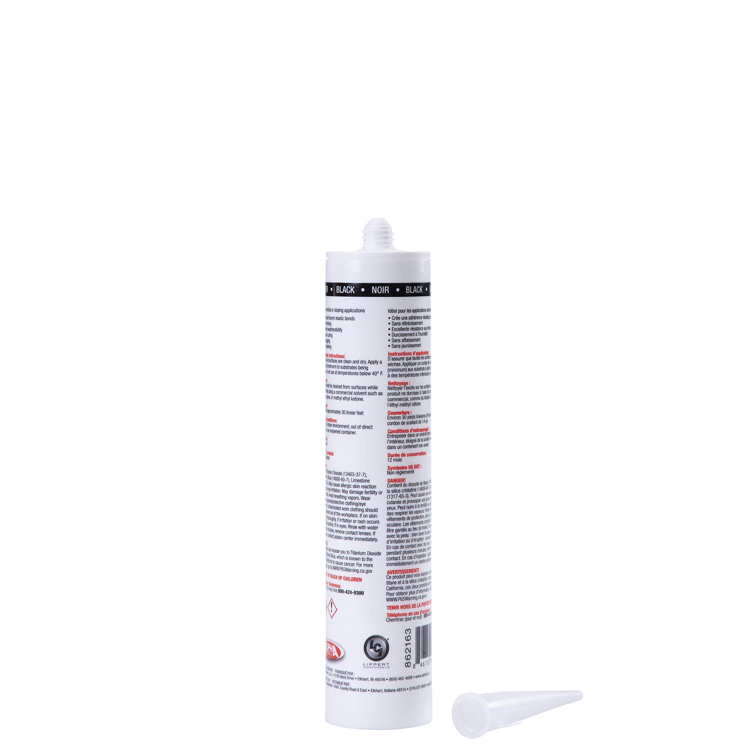 Non-Sag Sealant 5160 ALPHATHANE for 5th Wheel RVs, Travel Trailers and Motorhomes