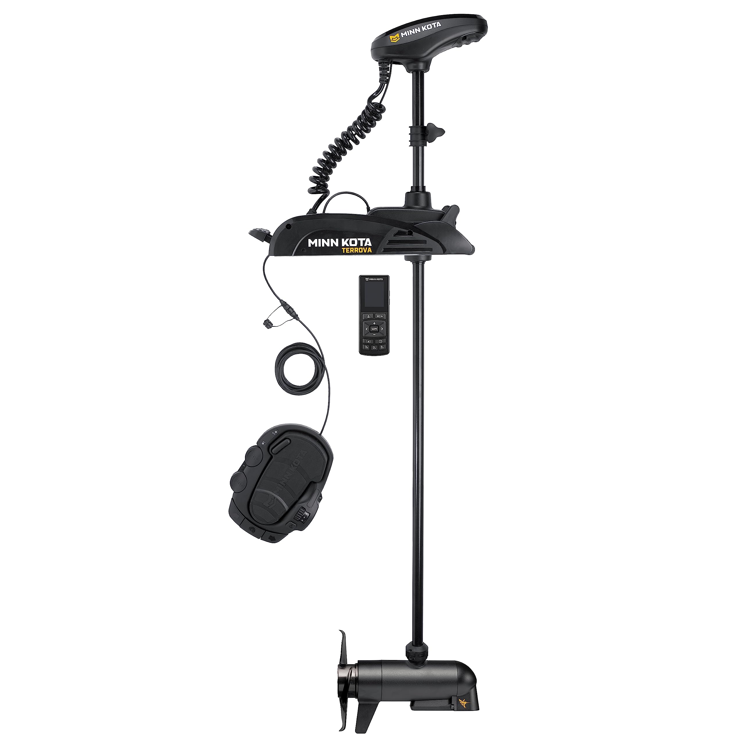 Minn Kota Bow-Mount Terrova Electric Trolling Motor with GPS, Spot-Lock, MEGA Down Imaging – 80 Lb. Thrust, 60 in. Shaft, Freshwater