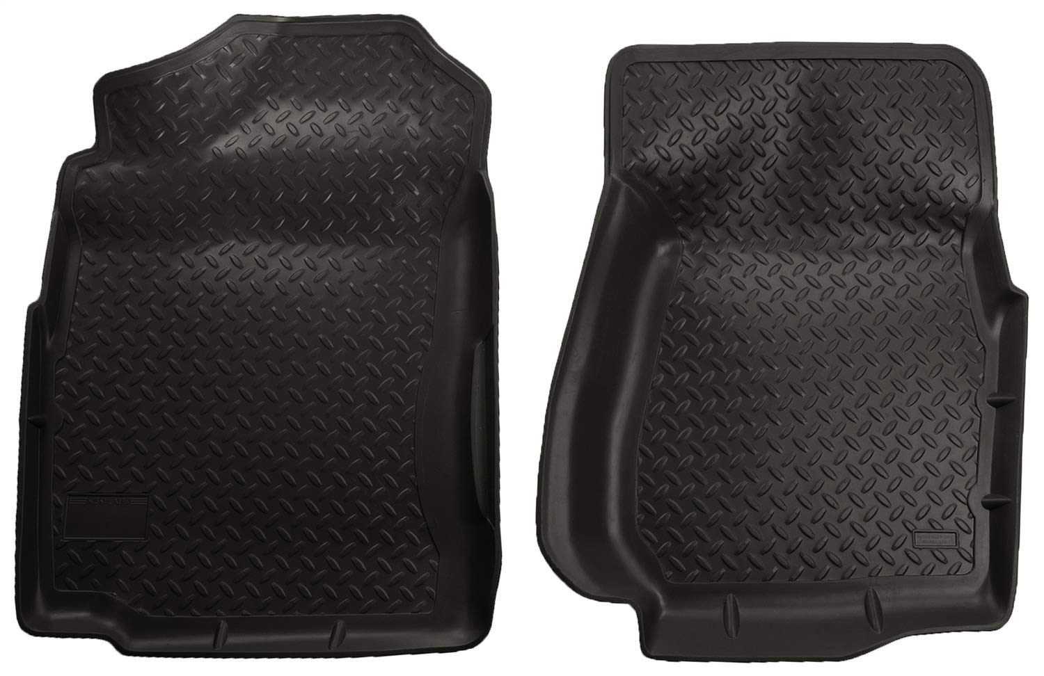 Classic Style Husky Liners | Fits 1999-2007 Chevrolet Silverado/GMC Sierra 1500 Standard Cab | Front Floor Liners, Black | 31401