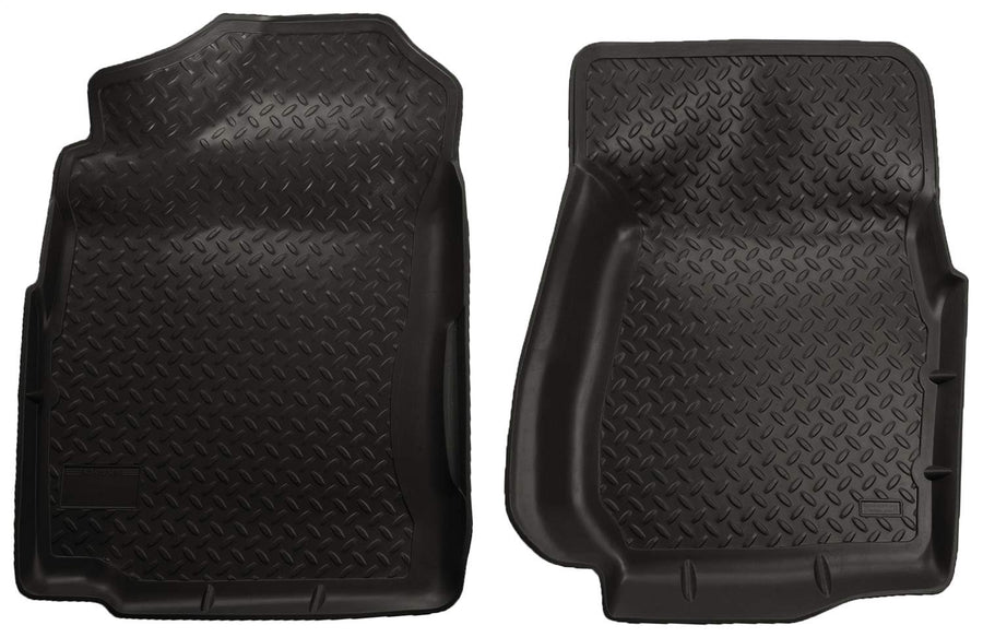 Classic Style Husky Liners | Fits 1999-2007 Chevrolet Silverado/GMC Sierra 1500 Standard Cab | Front Floor Liners, Black | 31401