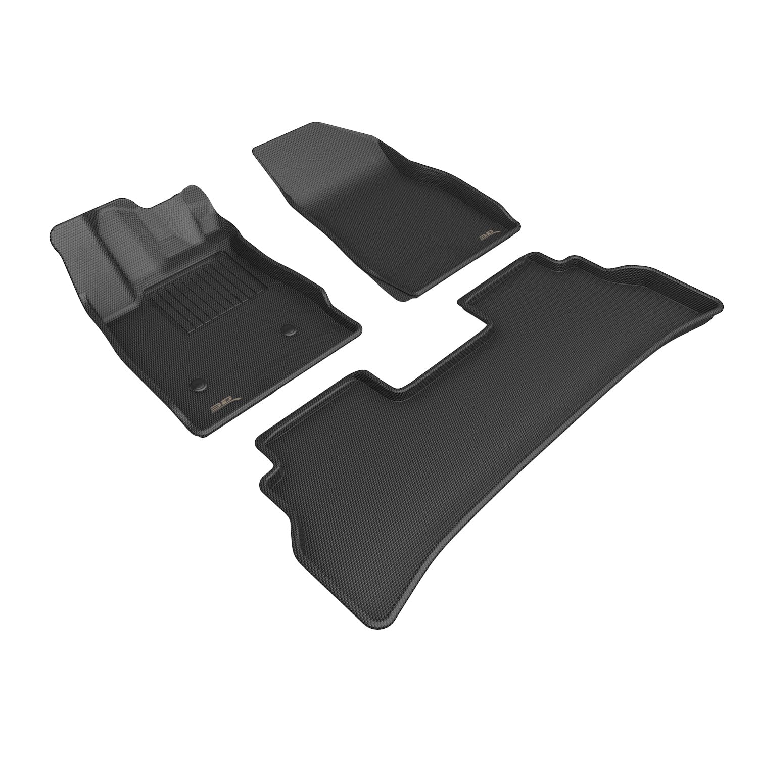 Custom Fit 3D MAXpider Kagu Floor Mat (Black) Compatible with Buick Envista 2024-2026 - Full Set