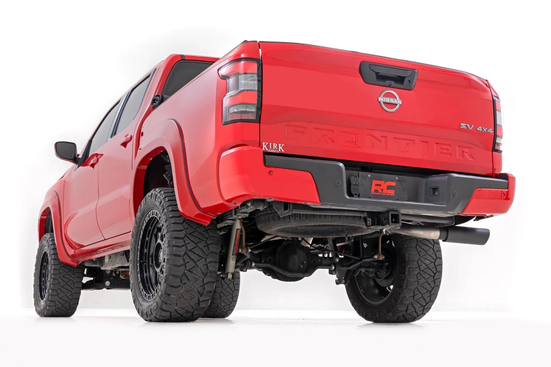Stainless Rough Country Cat-Back Exhaust for Nissan Frontier (2022-2024) 3.8L Engine - Performance Tuned, Aggressive Growl