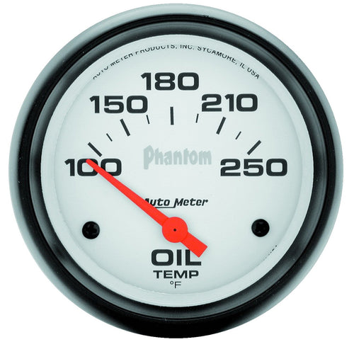 Phantom Auto Meter 5847 Electric Oil Temperature Gauge