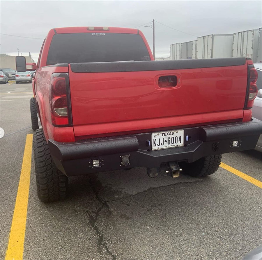 Vaquero Series Road Armor 3032VR0B Full Width Black Powder Coat Rear HD Bumper
