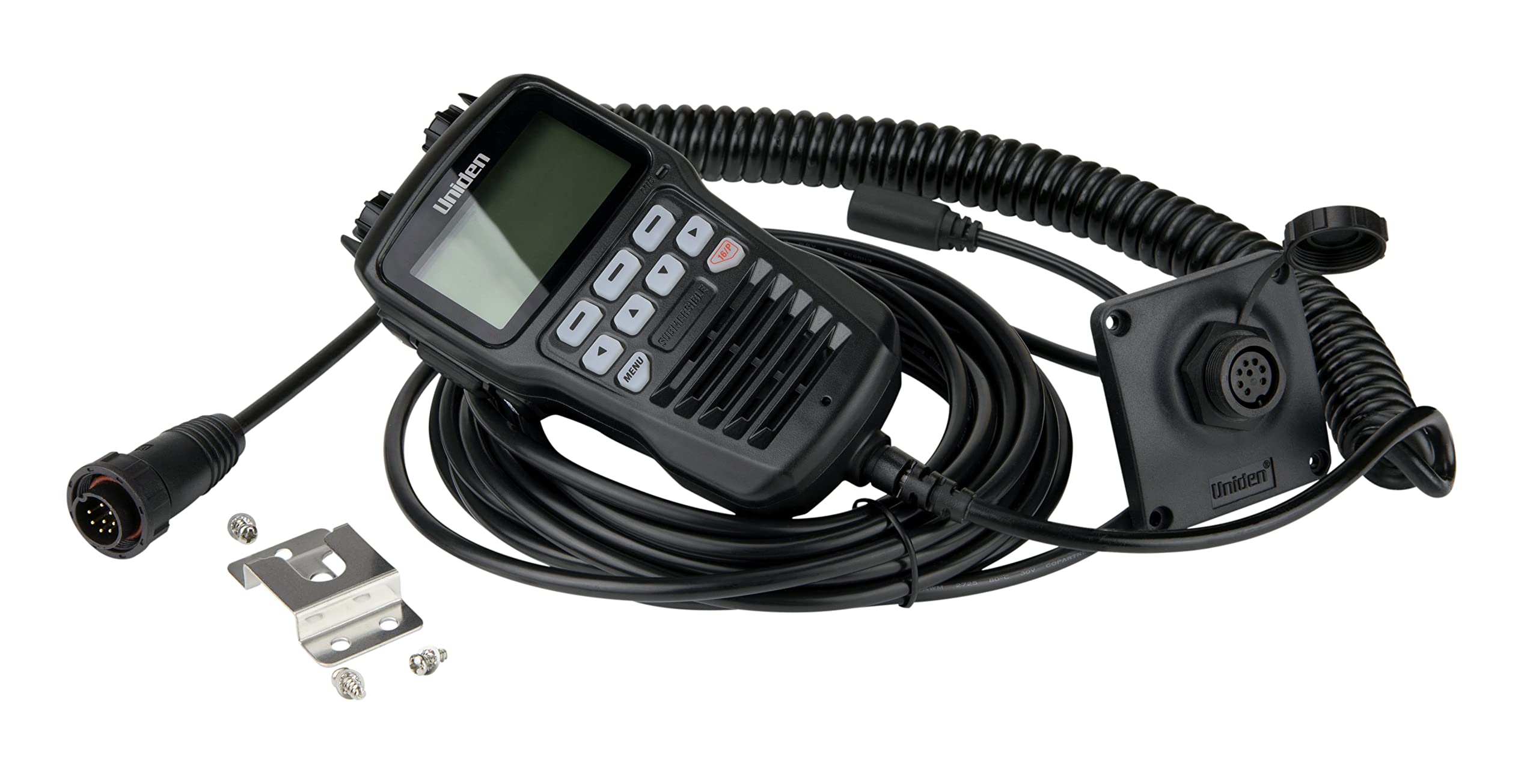 UMRMIC BK Uniden Remote Microphone for UM725 Series Marine VHF Radios - Black