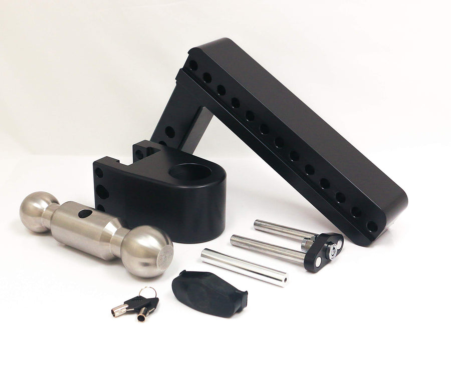 Drop Hitch Receiver Weigh Safe LTB10-2-CER-BLA: 2 Inches Adjustable